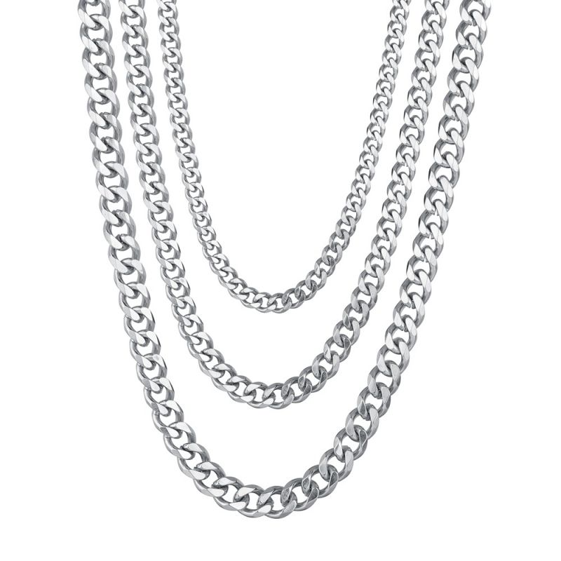 Stainless Steel Necklace - Single 7mm