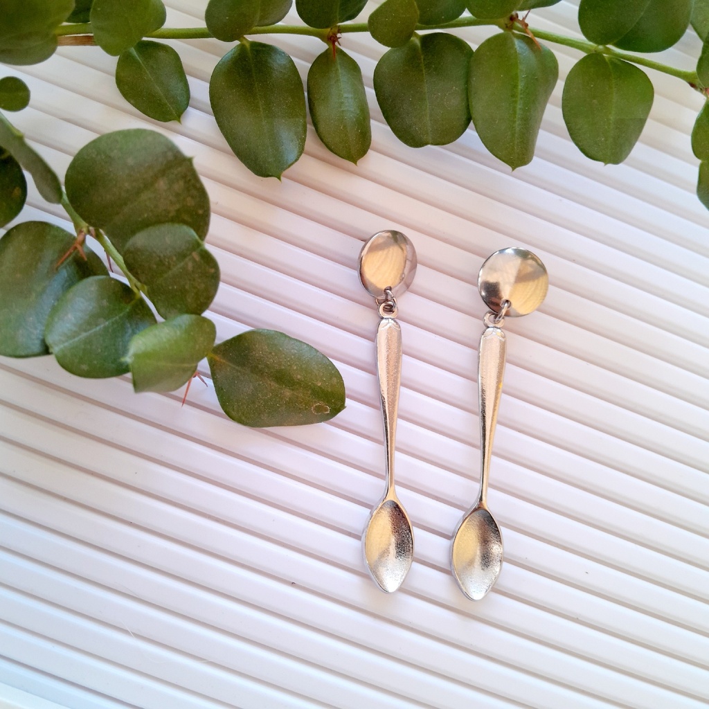 Stainless Steel studs with spoons