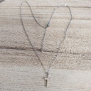 Titanium Steel Cross Necklace