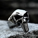 Solid Stainless Steel Skull Ring - Size #10