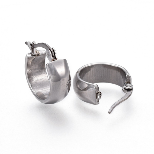 Stainless Steel hoops - Wide design