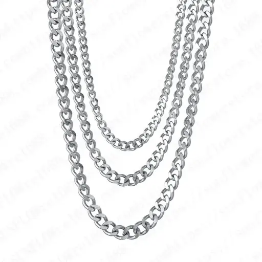 [neck195] Stainless Steel Necklace
