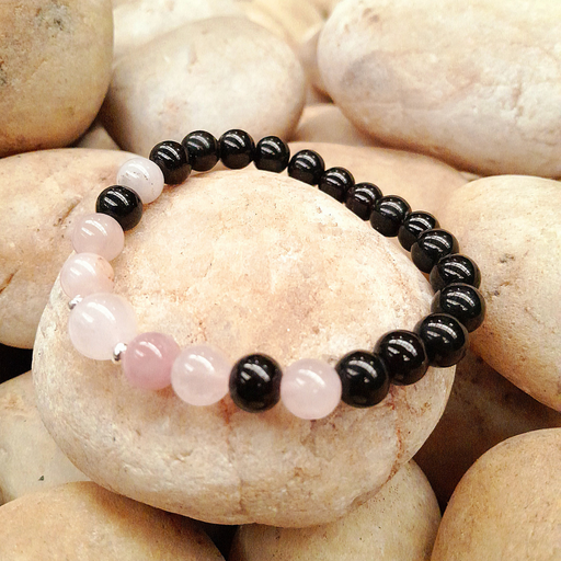 [gsb51] Stretch Bracelet with Natural Stone Beads