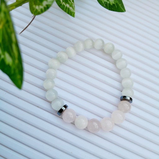 [gsb53] Stretch Bracelet with Natural Stone Beads