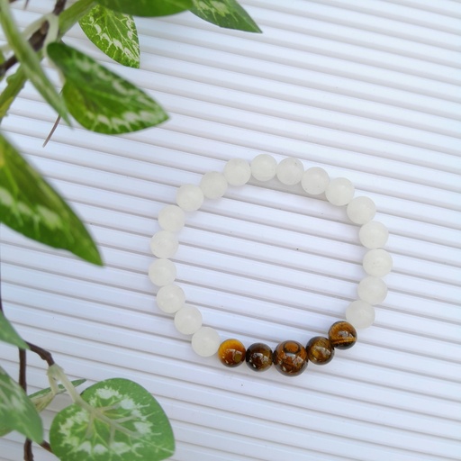 [gsb60] Stretch Bracelet with Natural Stone Beads