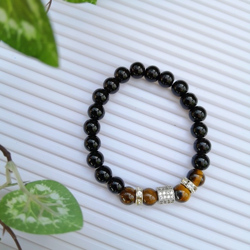 [gsb36] Stretch Bracelet with Natural Stone Beads