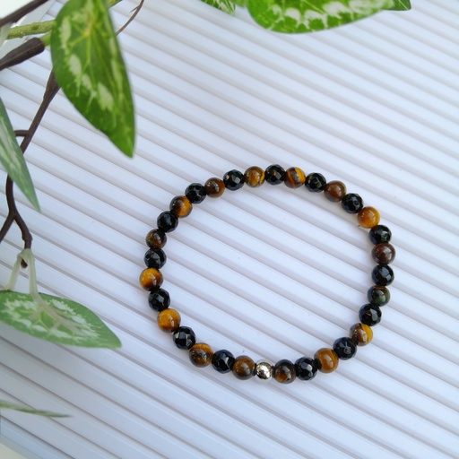 [gsb21] Stretch Bracelet with Natural Stone Beads