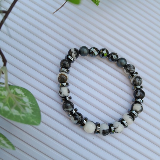 [gsb65] Stretch Bracelet with Natural Stone Beads