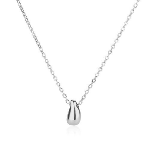 [neck56] Stainless Steel Drop Necklace