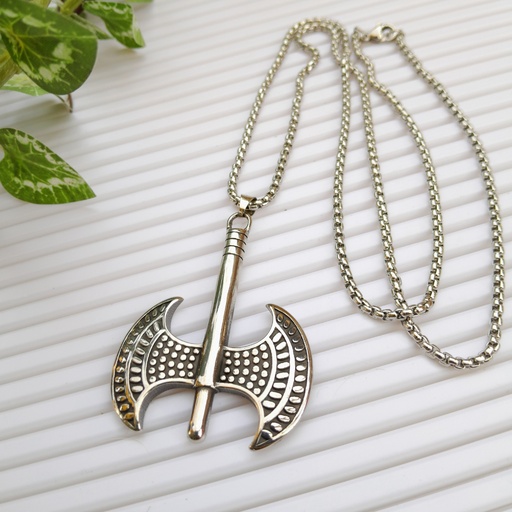 [neck83] 304 Stainless Steel Viking Hammer Necklace