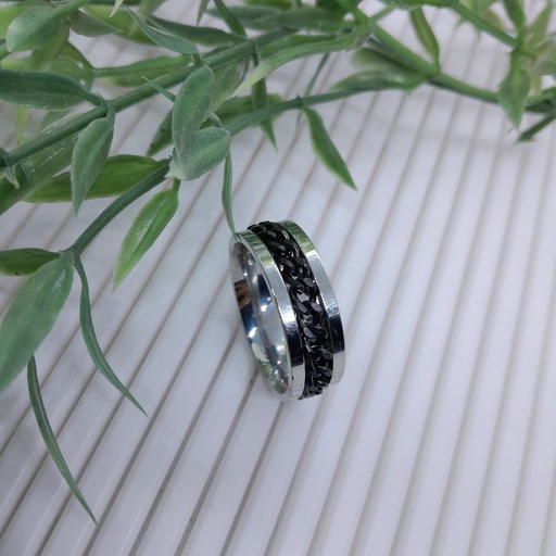 Rotating Stainless Steel Ring - size #12 