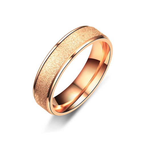[ASUD95366] Gold Stainless Steel Ring - Size #11
